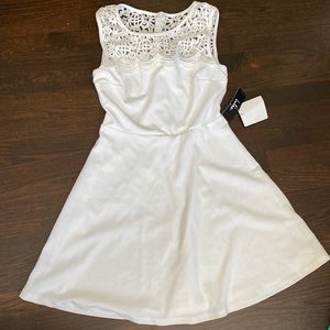 Lulus white skater dress